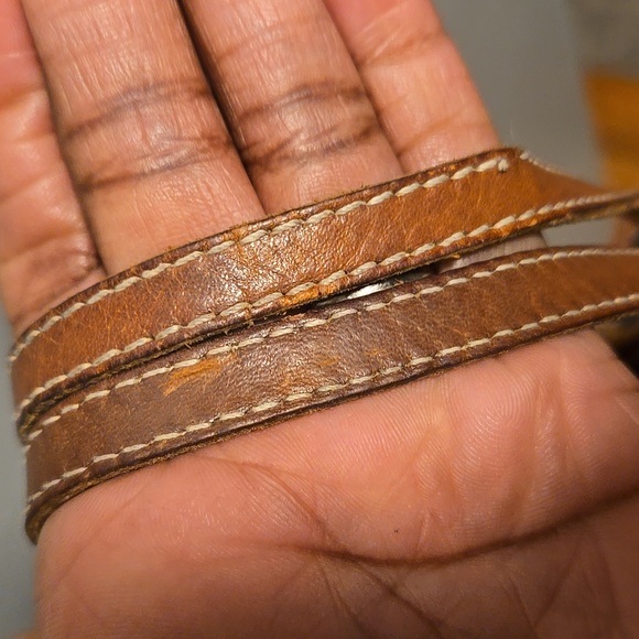 Kate Spade Brown Tote with Red Stripe - Picture 8 of 12